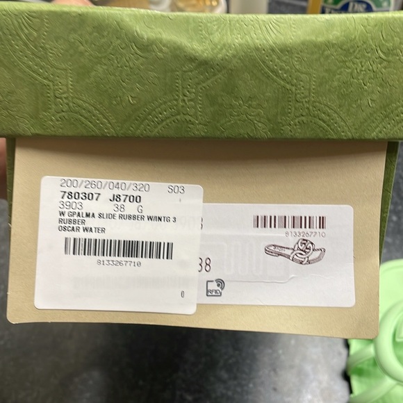 Palma GG Rubber Flat Slide Sandals LIKE NEW - Picture 3 of 7